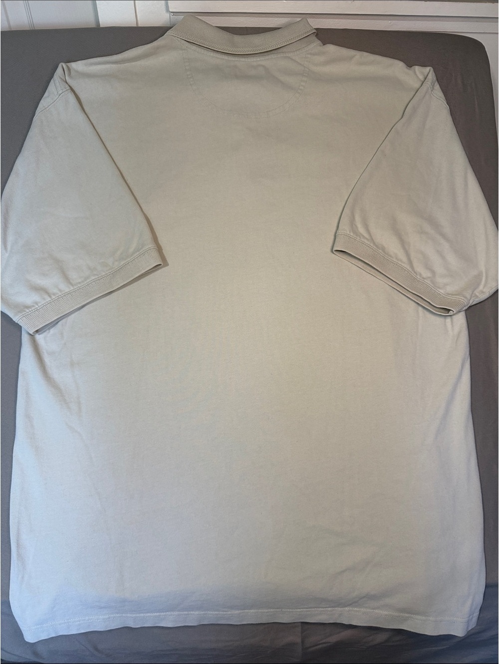 Tommy Bahama Classic Beige Polo Shirt - 100% Cotton, Size Large - Picture 3 of 3